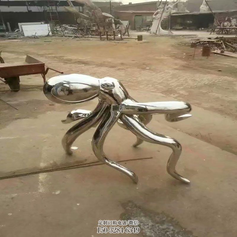 欧式风格供需-庭院主体-地产八爪鱼雕塑