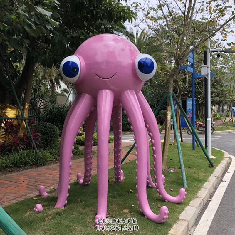 中式工艺标准-园林成品-八爪鱼雕塑主题