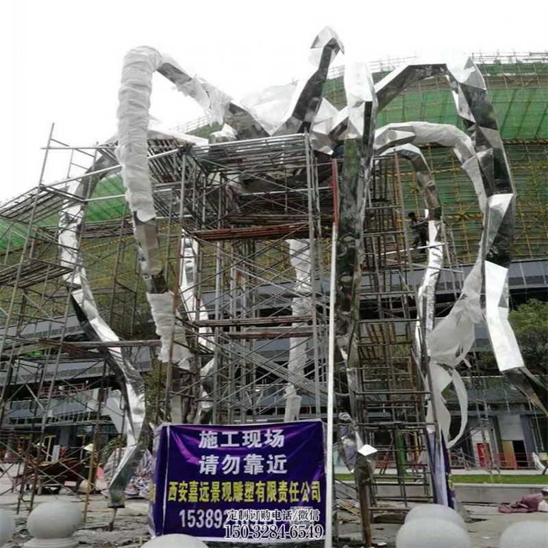 露天雕塑指用-欧式花园-空间八爪鱼雕塑
