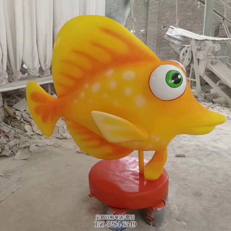 景区雕塑制作-立体景观-金属抽象剑鱼雕塑